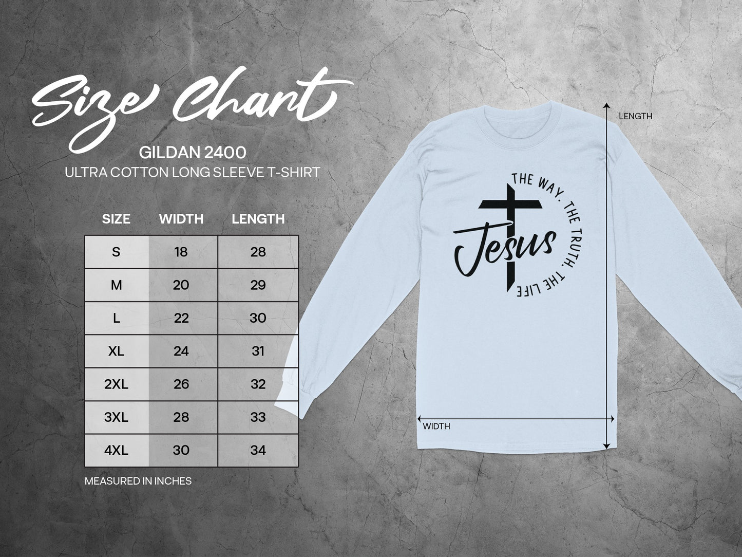 The Way The Truth The Life Long Sleeve T Shirt product