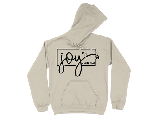 Joy John 16:22 Hooded Sweatshirt Christian product