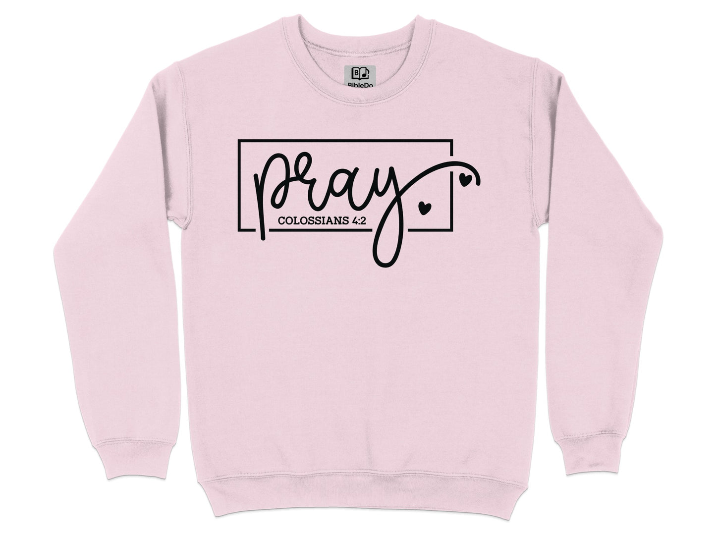 Pray Colossians 4:2 Heart Design Graphic product type