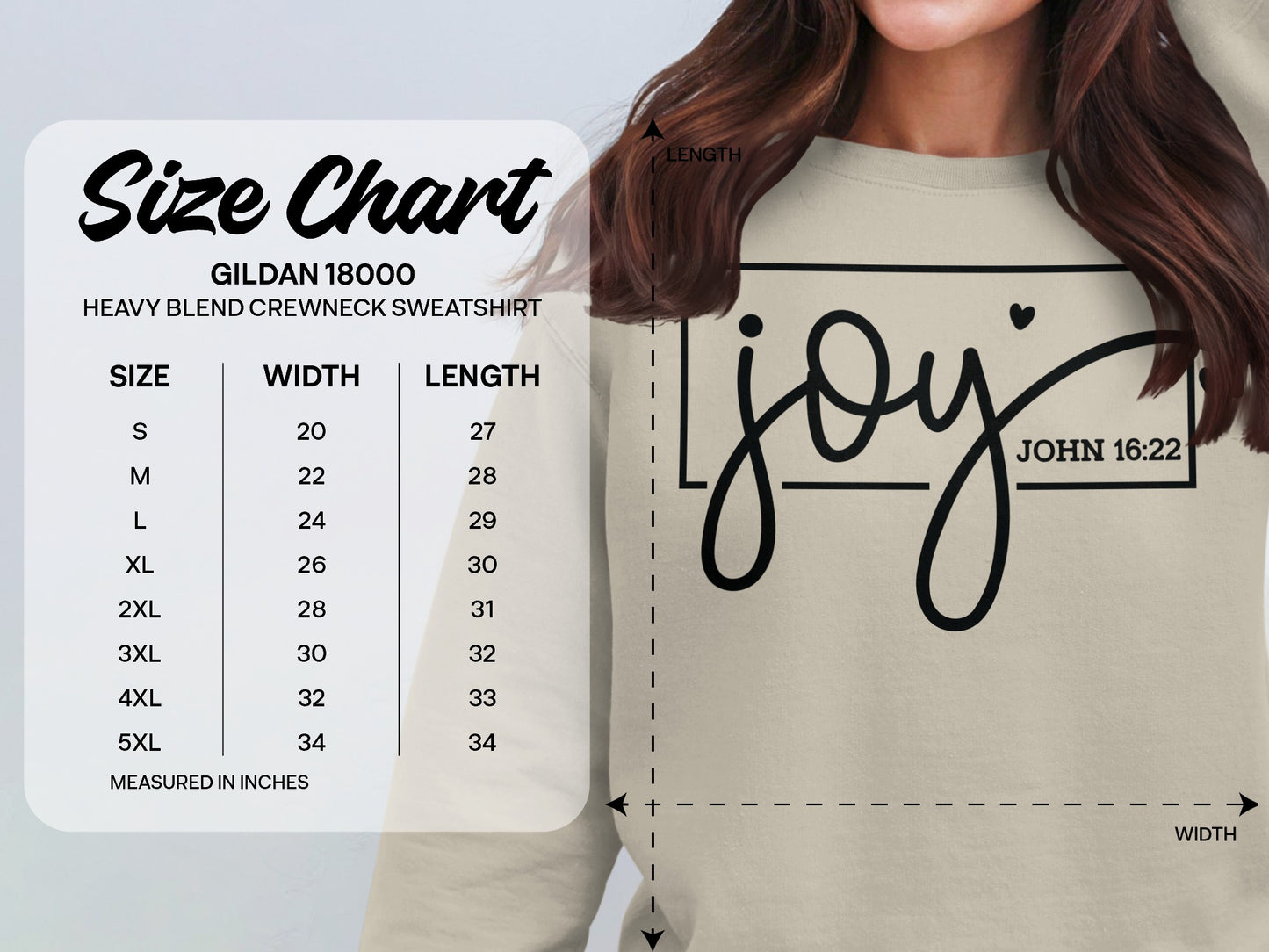 Joy John 16 22 Heavy Blend Crewneck Sweatshirt product type