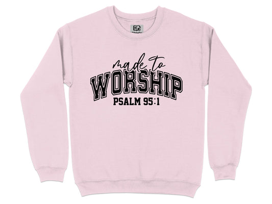 Made To Worship Psalm 95 1 Inspiring Religious Sweater