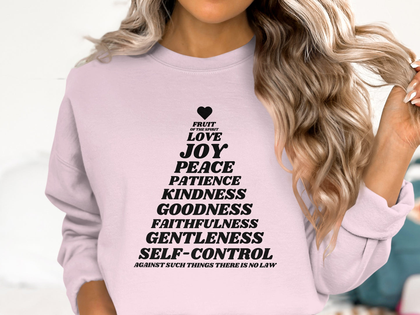 Inspirational Fruit of the Spirit Tree Sweatshirt product