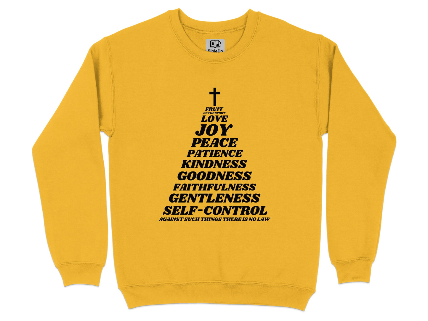 Fruit of the Spirit Christian Words Sweatshirt product type