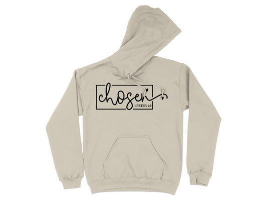 Chosen 1 Peter 29 Motivational Hoodie product type