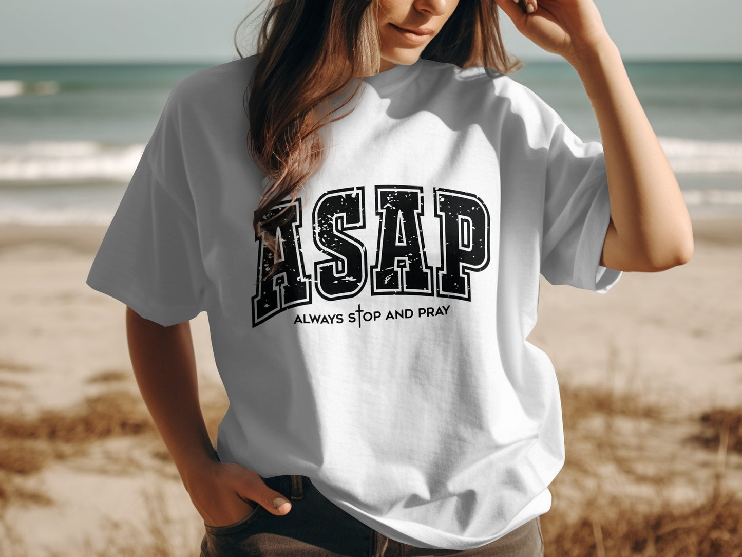 ASAP Always Stop And Pray Printed T-Shirt product type