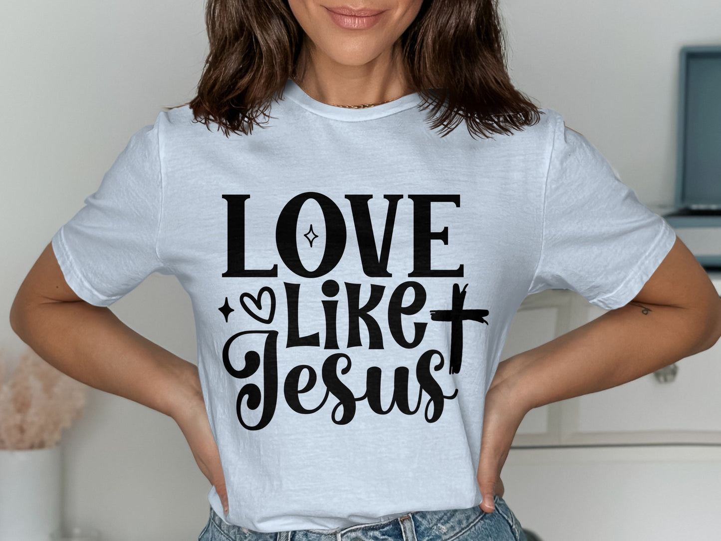 Love Like Jesus Graphic T-shirt Inspirational product type