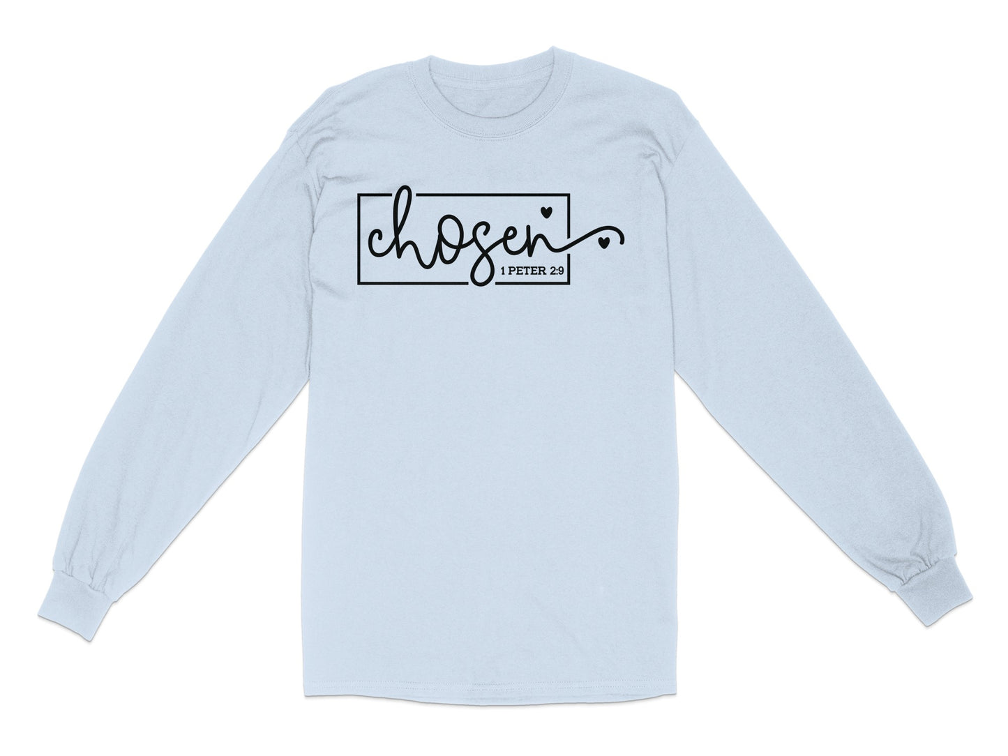 Chosen 1 Peter 2:9 Inspirational Long Sleeve Shirt product