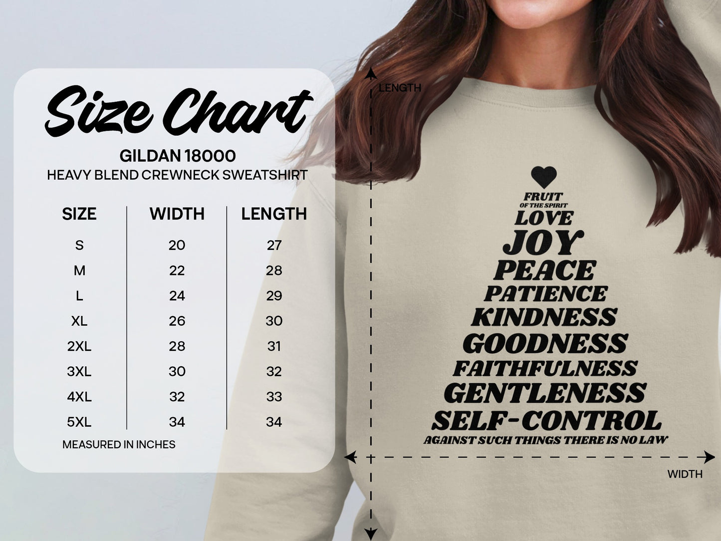 Inspirational Tree Quote Crewneck Sweatshirt product type