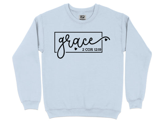 Grace 2 Cor 12 19 Printed Design Sweatshirt product type