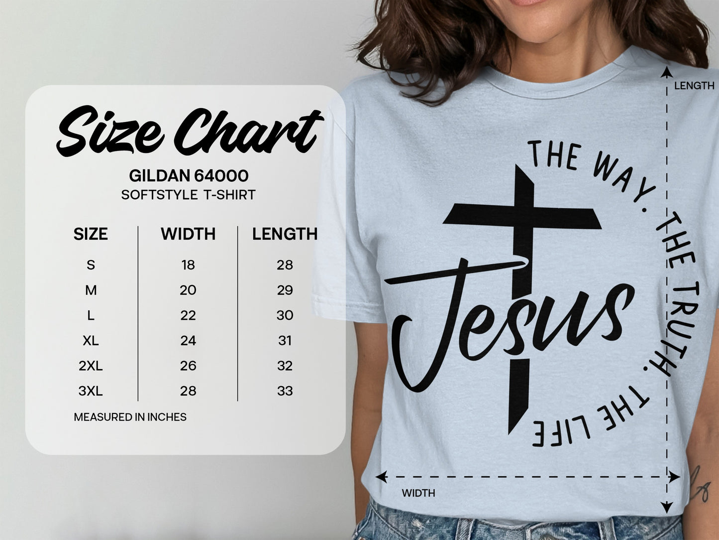 The Way The Truth The Life Jesus T-shirt product