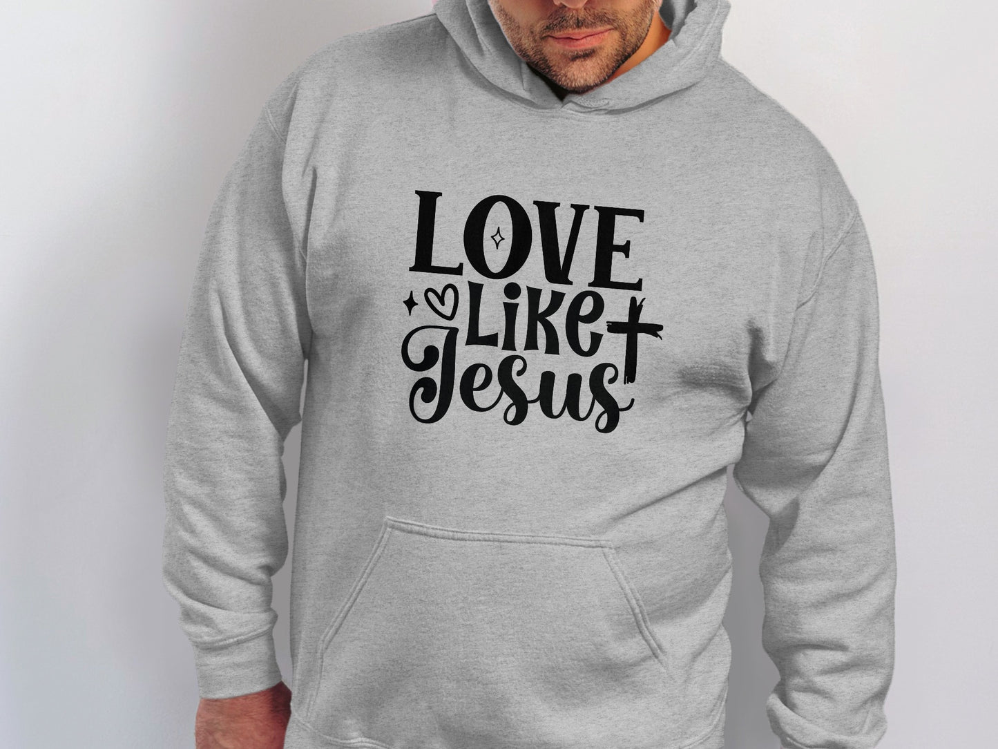 Love Like Jesus Inspirational Hoodie product type