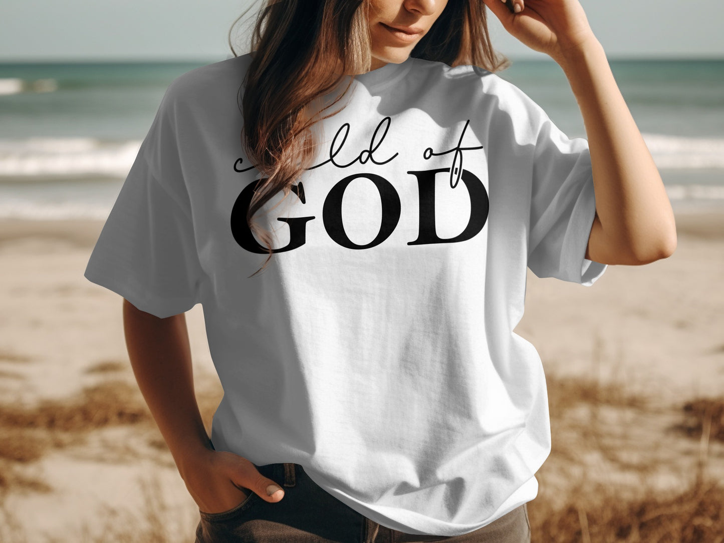 Child of God Bold Text Design T-Shirt product