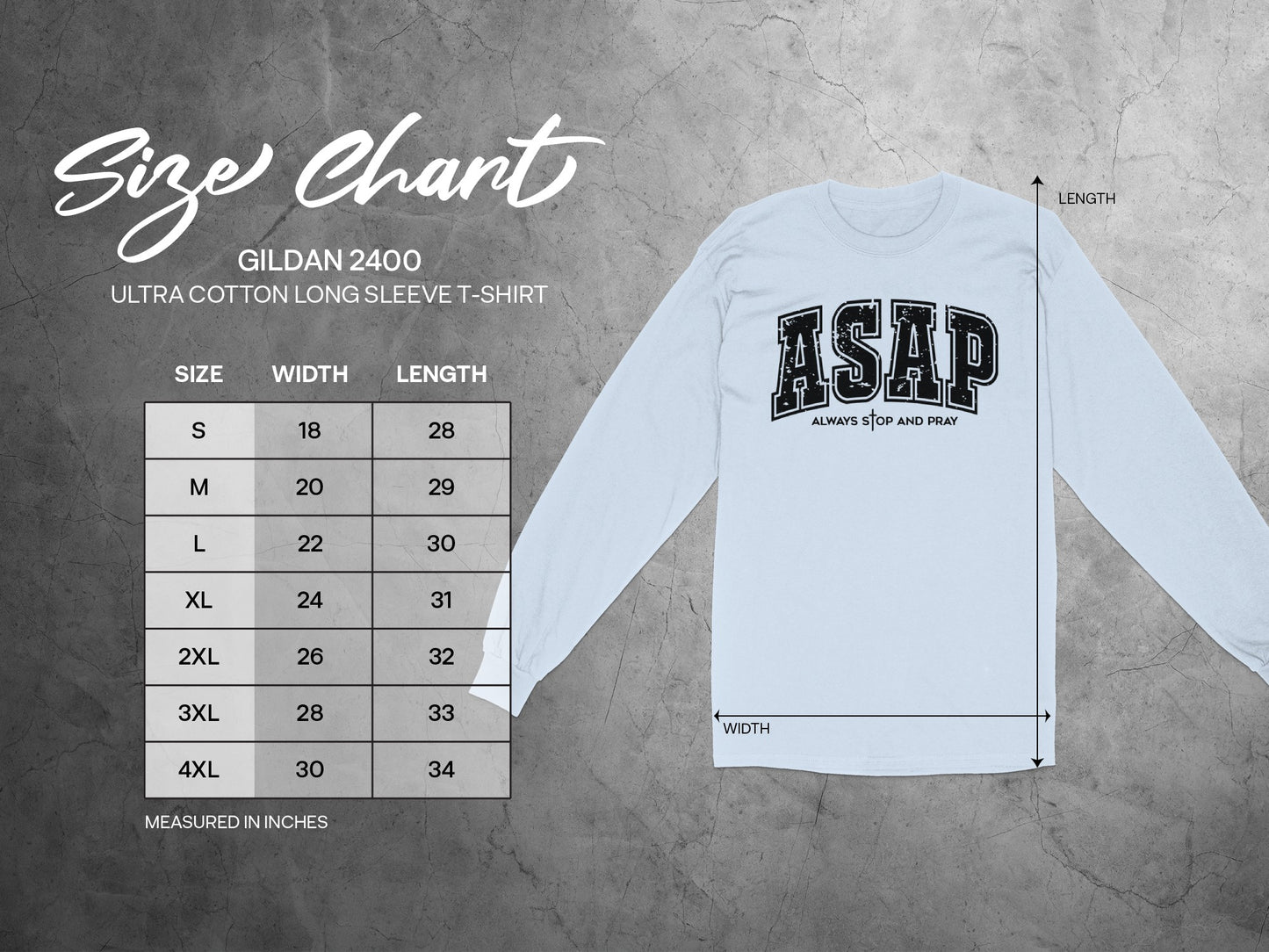 Always Stop And Pray Long Sleeve Shirt product type