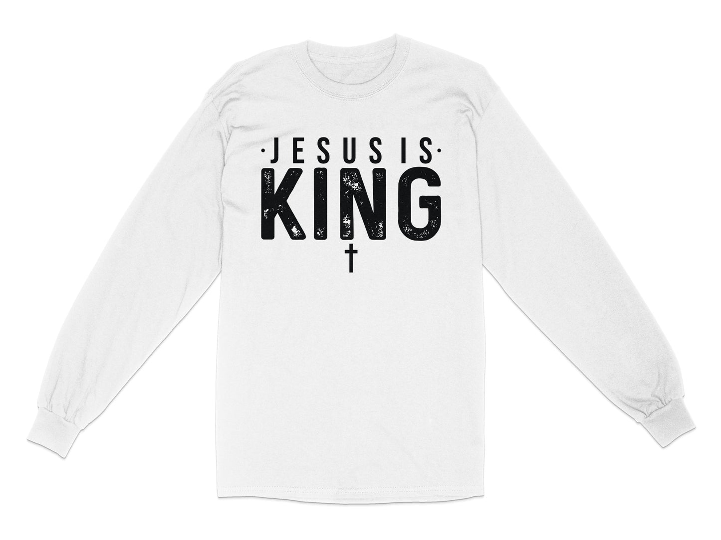 Jesus Is King Christian Long Sleeve Shirt product