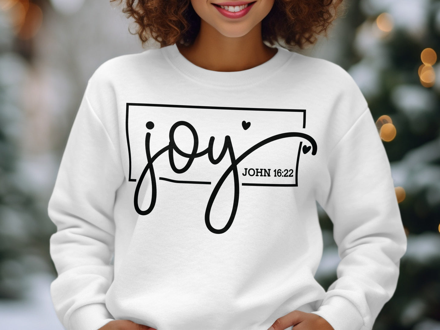 Joy John 16:22 Text Printed Long Sleeve product