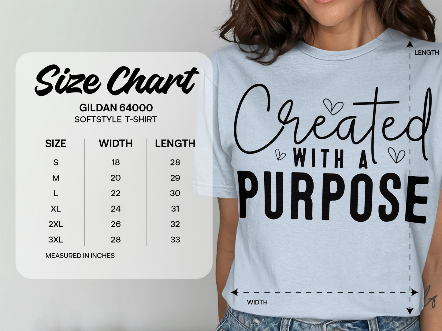 Created With A Purpose T-shirt product type