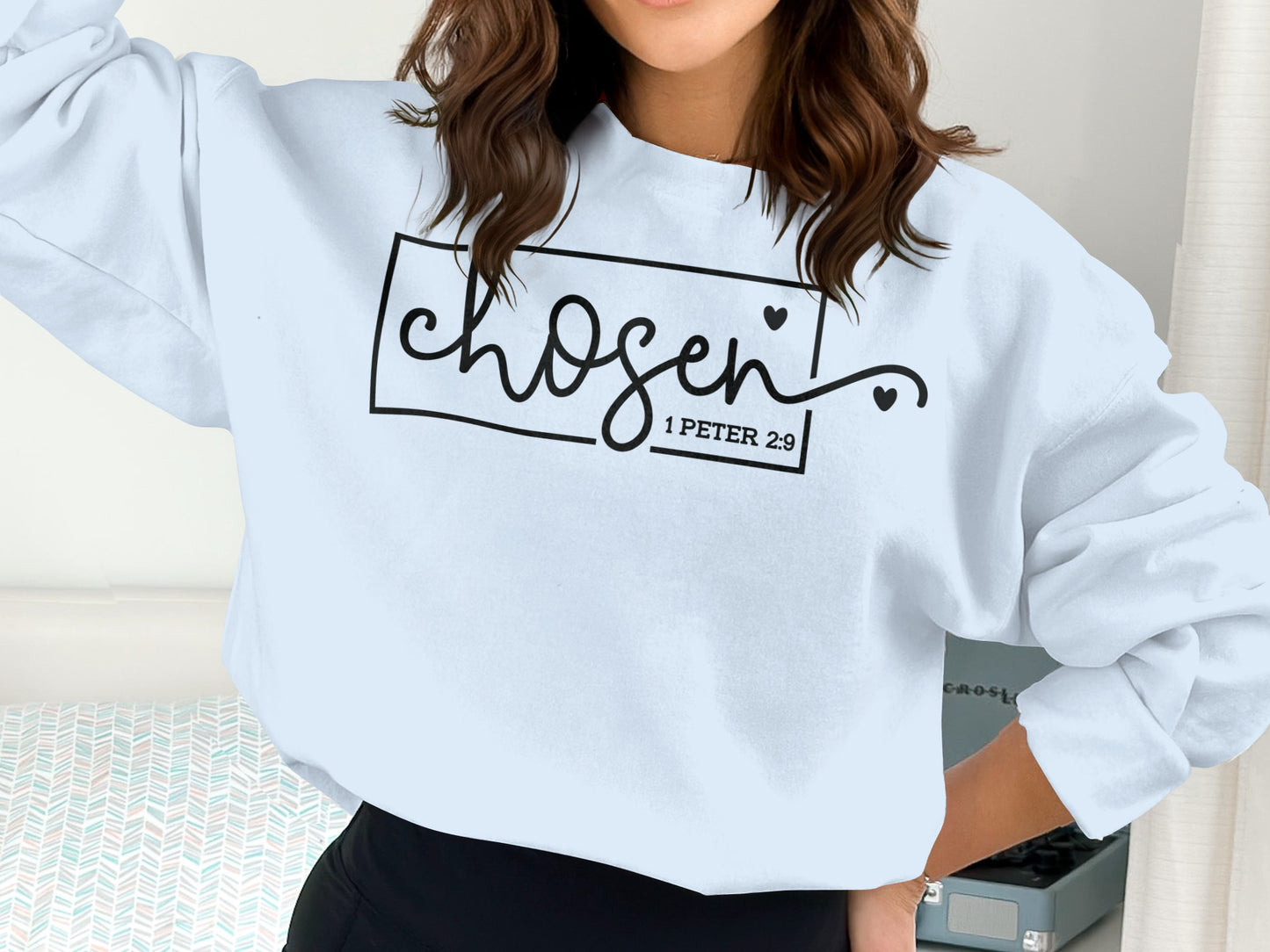 Chosen 1 Peter 2:9 Inspirational Sweatshirt product