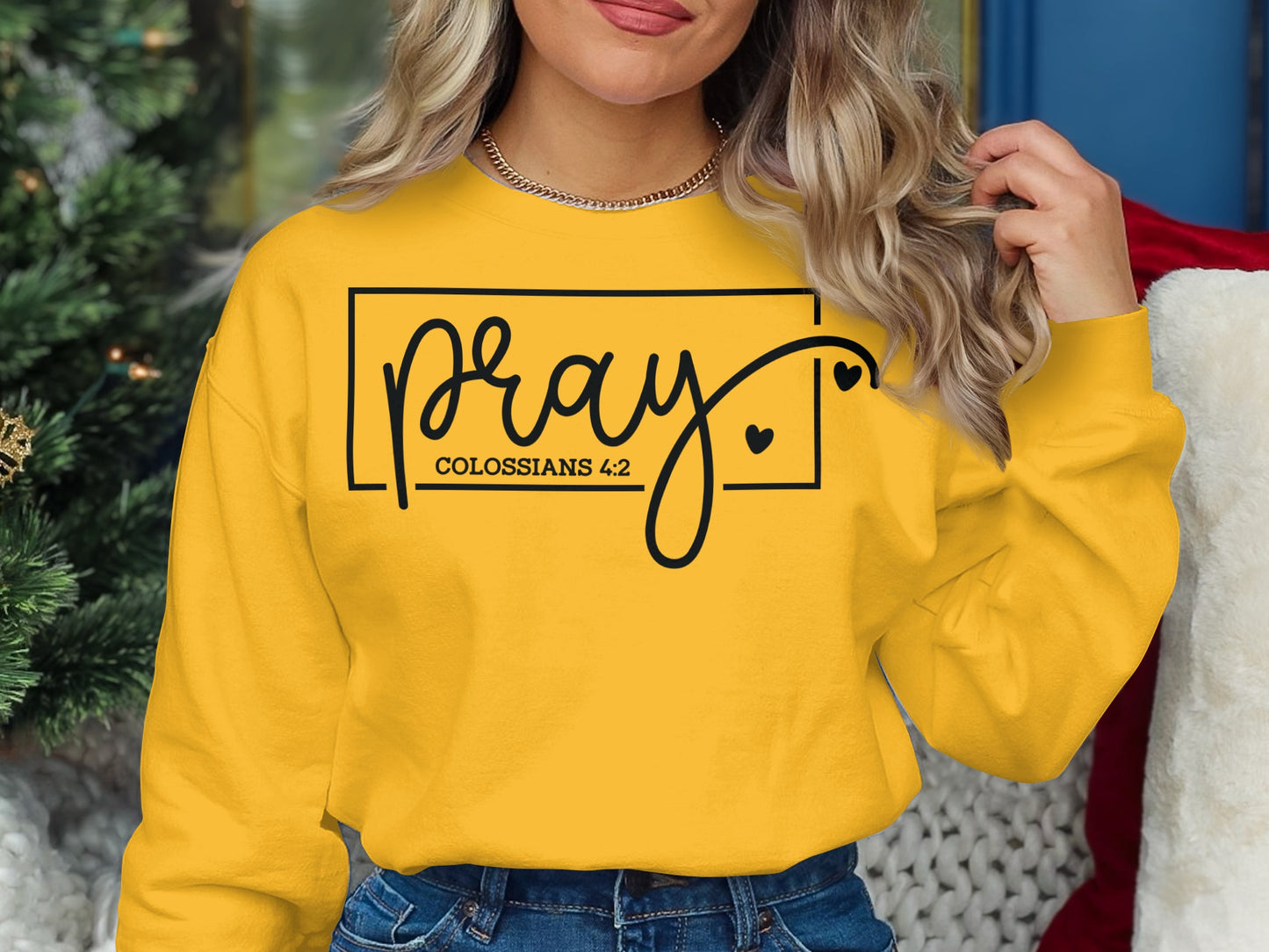 Pray Colossians 4:2 Graphic Sweatshirt product type
