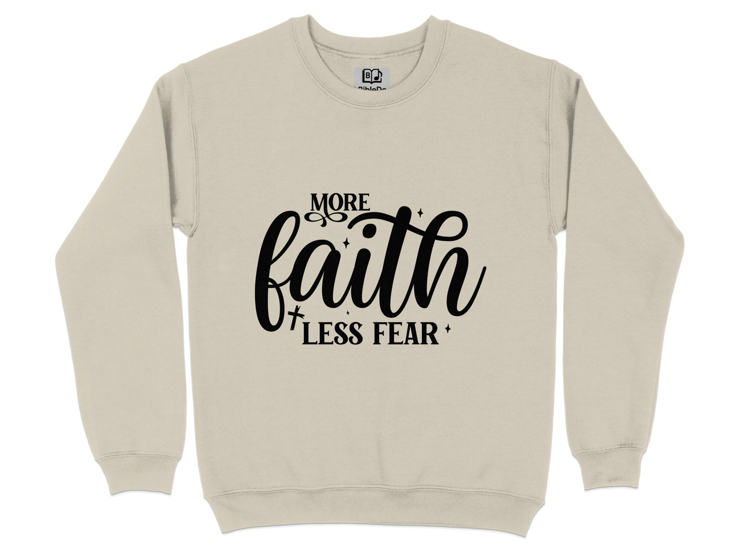 More Faith Less Fear Motivational Shirt Product