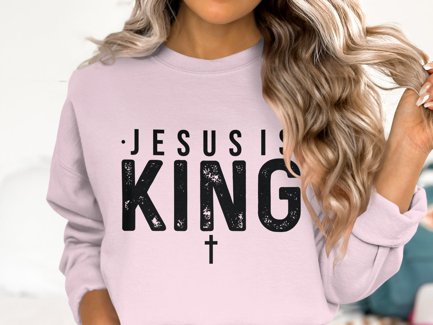 Jesus Is King Inspirational Message Top product
