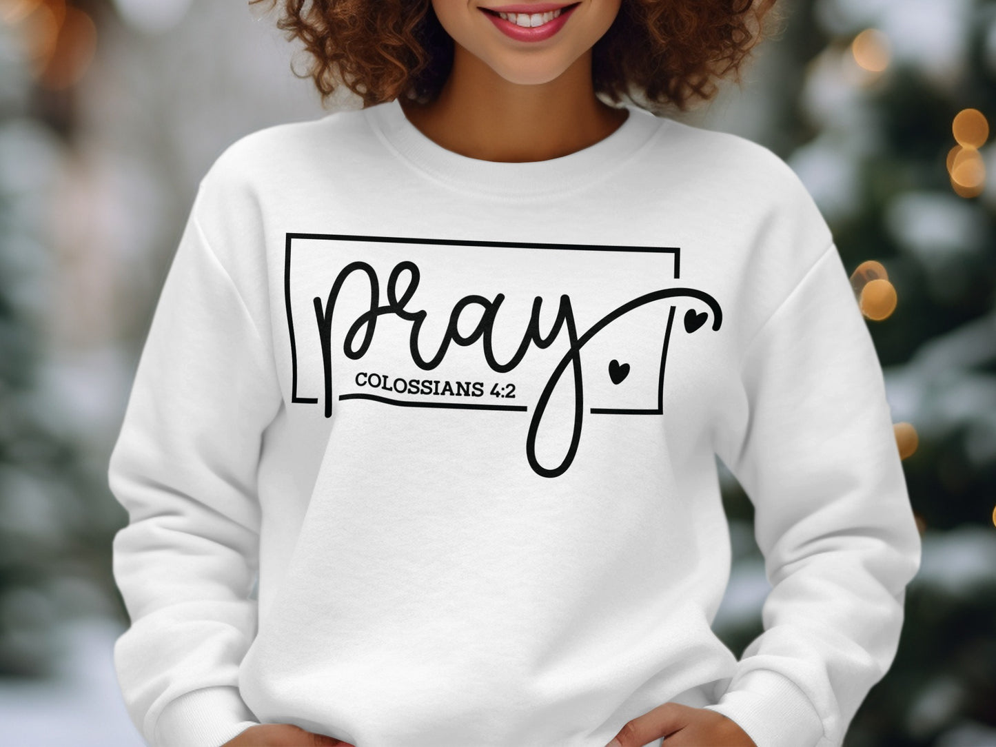 Pray Colossians 4 2 Cute Long Sleeve Sweatshirt product
