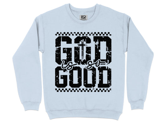 GOD IS GOOD Graphic Text Print Sweatshirt product type
