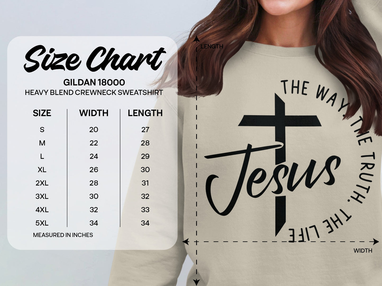 The Way The Truth The Life Jesus Sweatshirt product