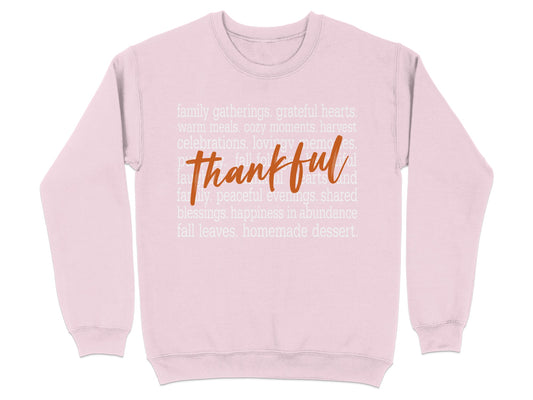 Thankful and Grateful Hearts Family Sweatshirt