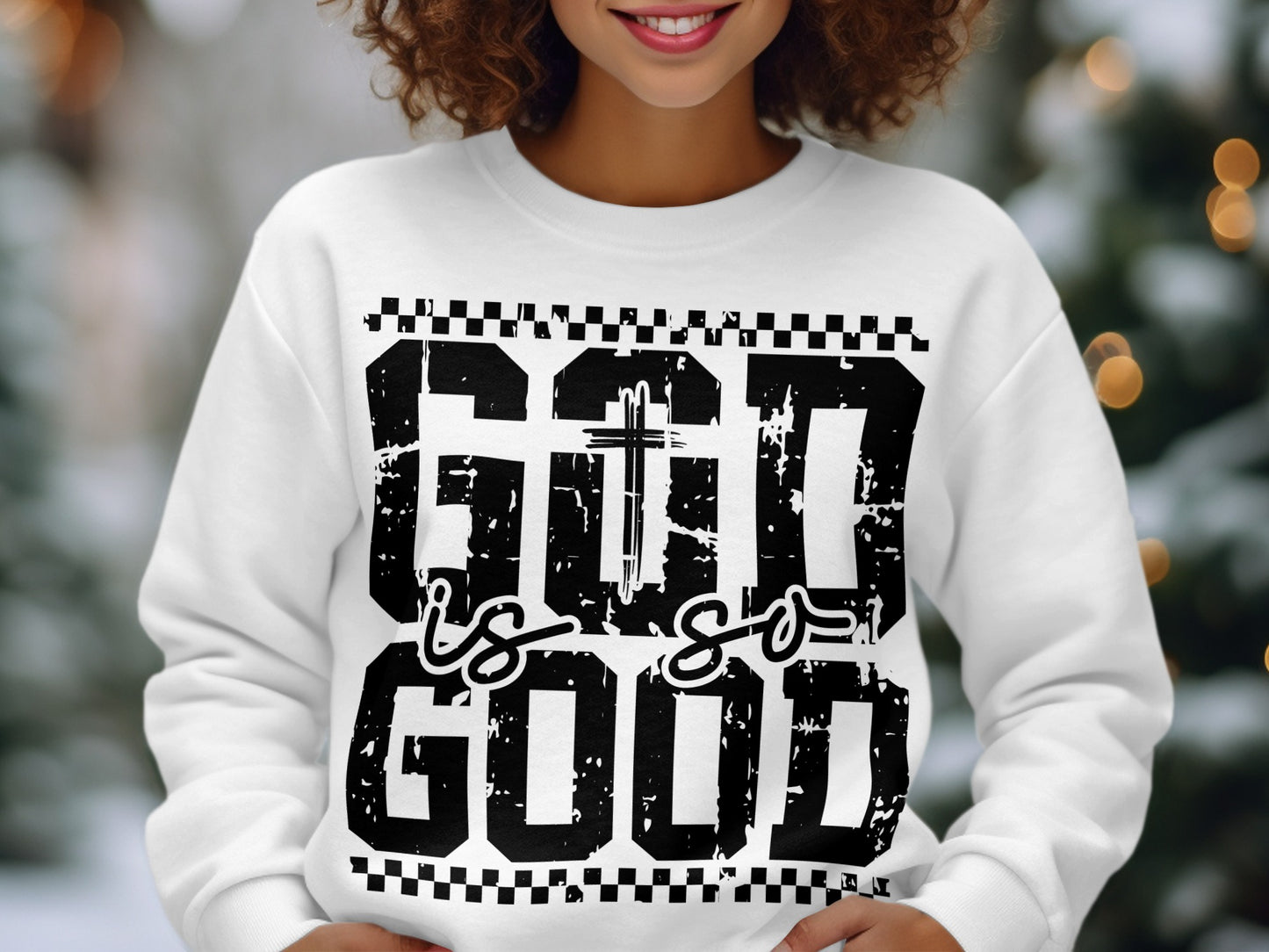 GOD IS SO GOOD Graphic Sweatshirt product type