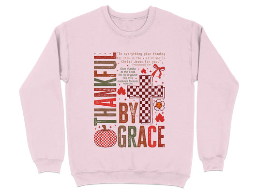 Thankful By Grace Inspirational Apparel