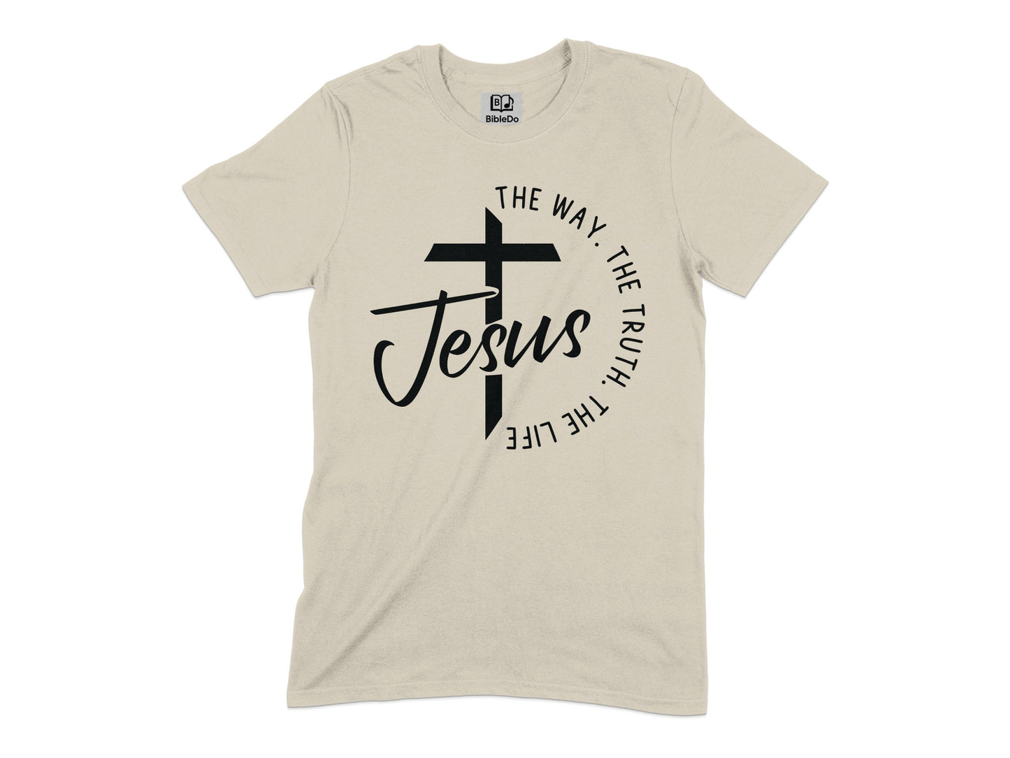 The Way The Truth The Life Jesus Cross T-Shirt product type
