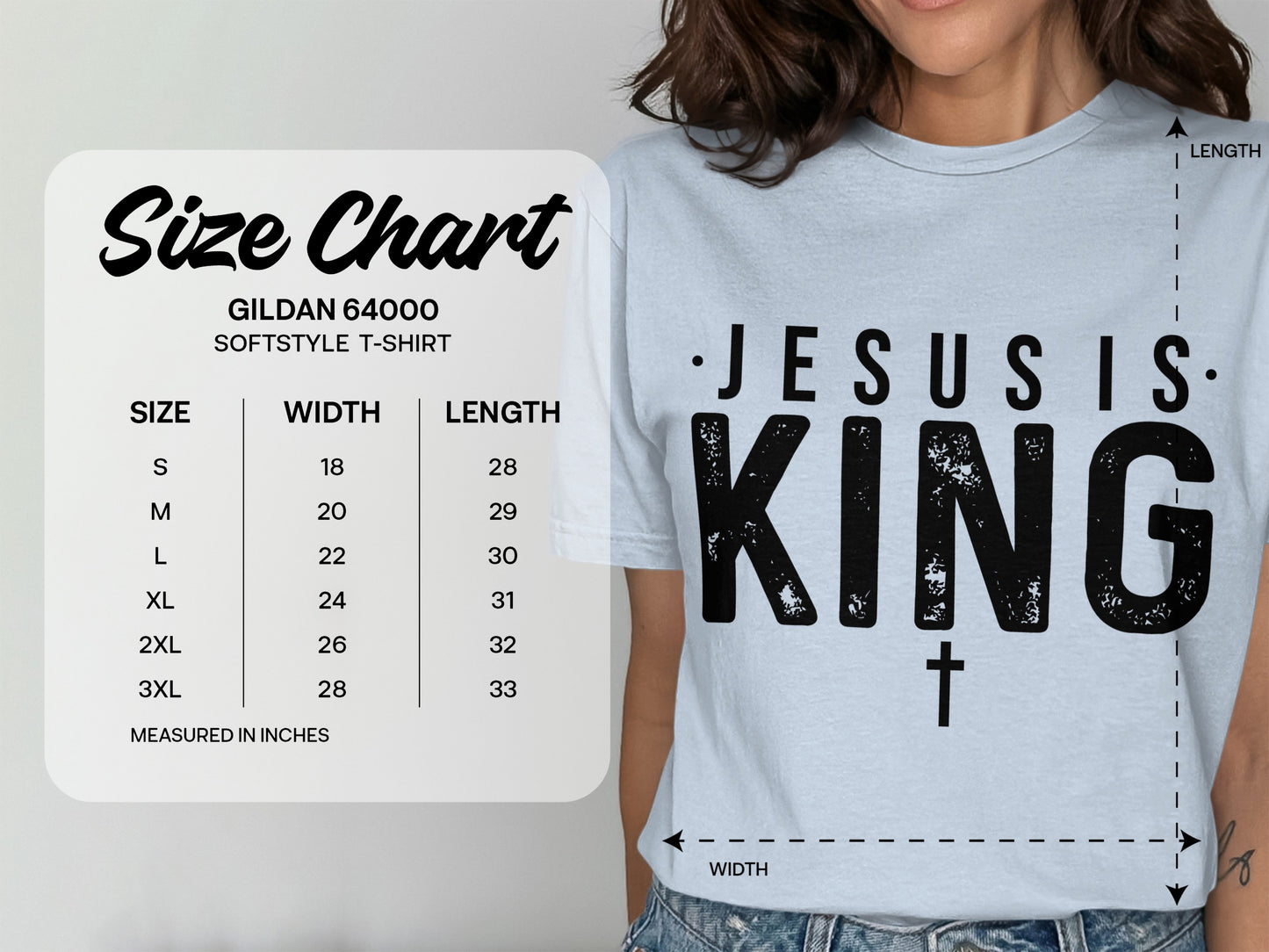 Jesus Is King Christian Graphic T-Shirt product
