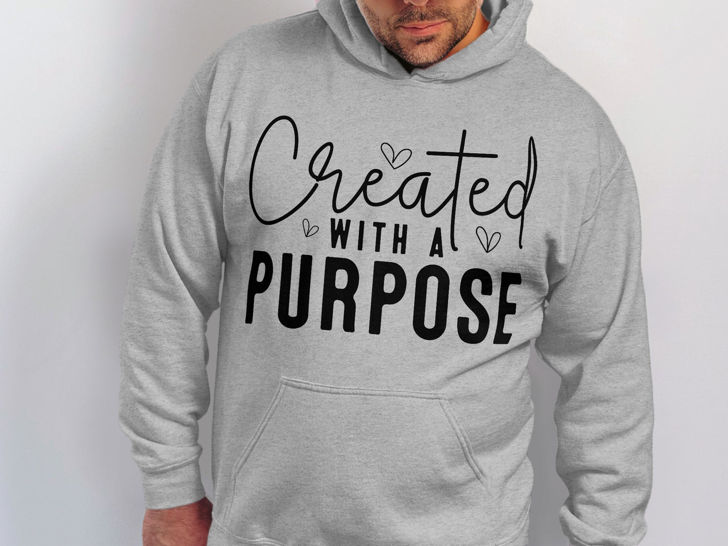Created With A Purpose Comfortable Hoodie product