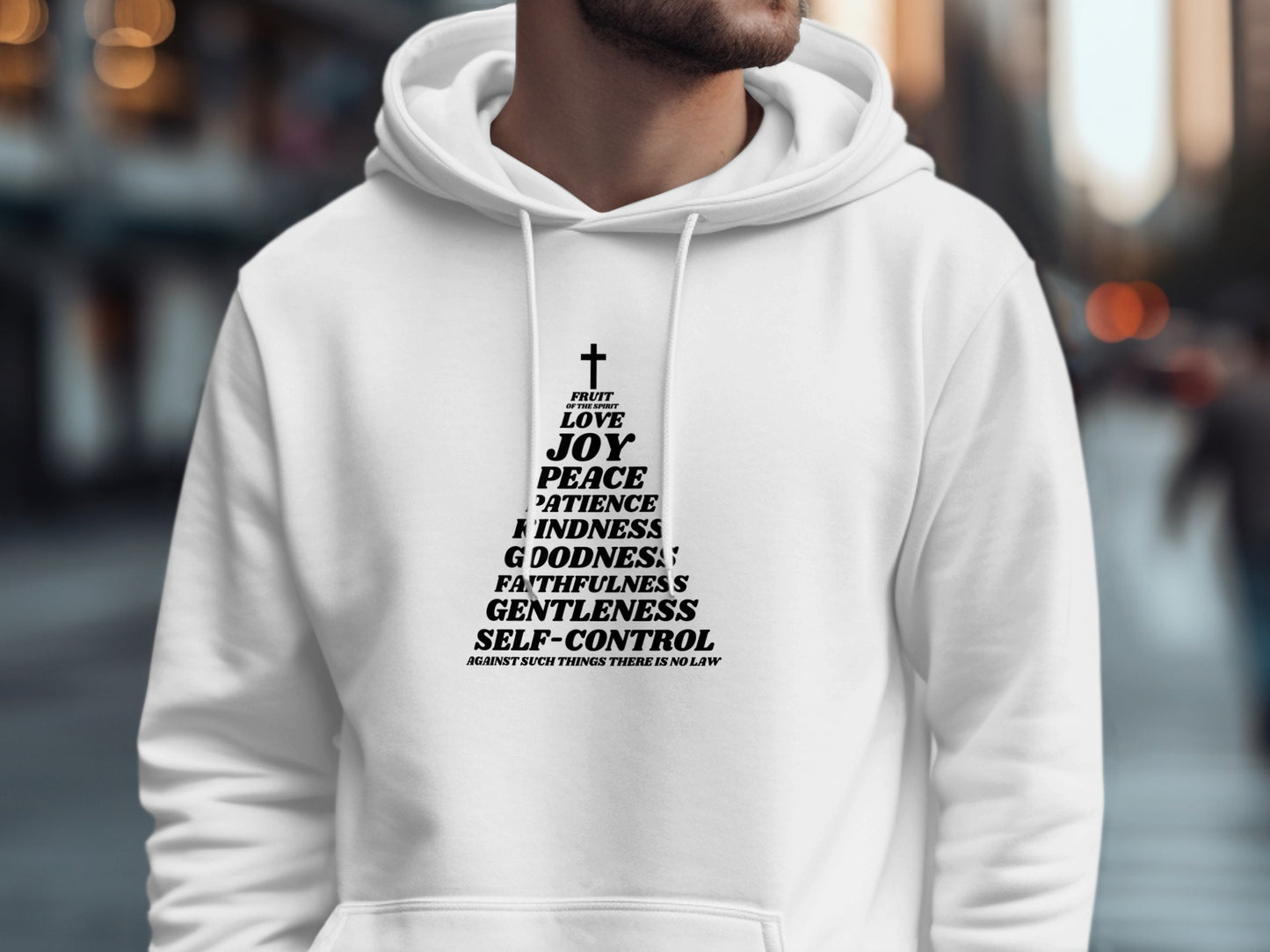 Faith Inspired Positive Values Hoodie Product