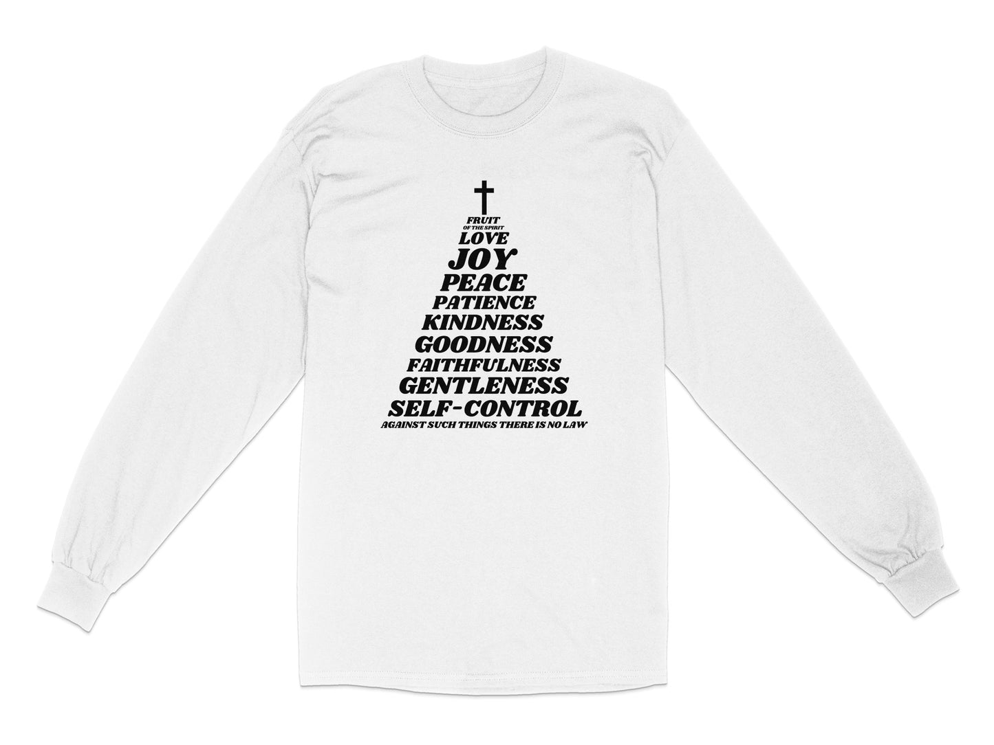 Inspirational Fruits of the Spirit Long Sleeve Shirt product type