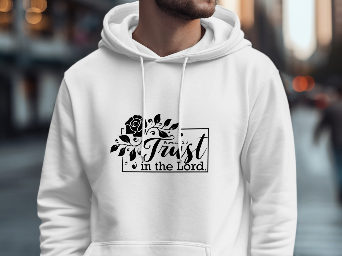 Proverbs 3 5 Trust in the Lord Graphic Hoodie