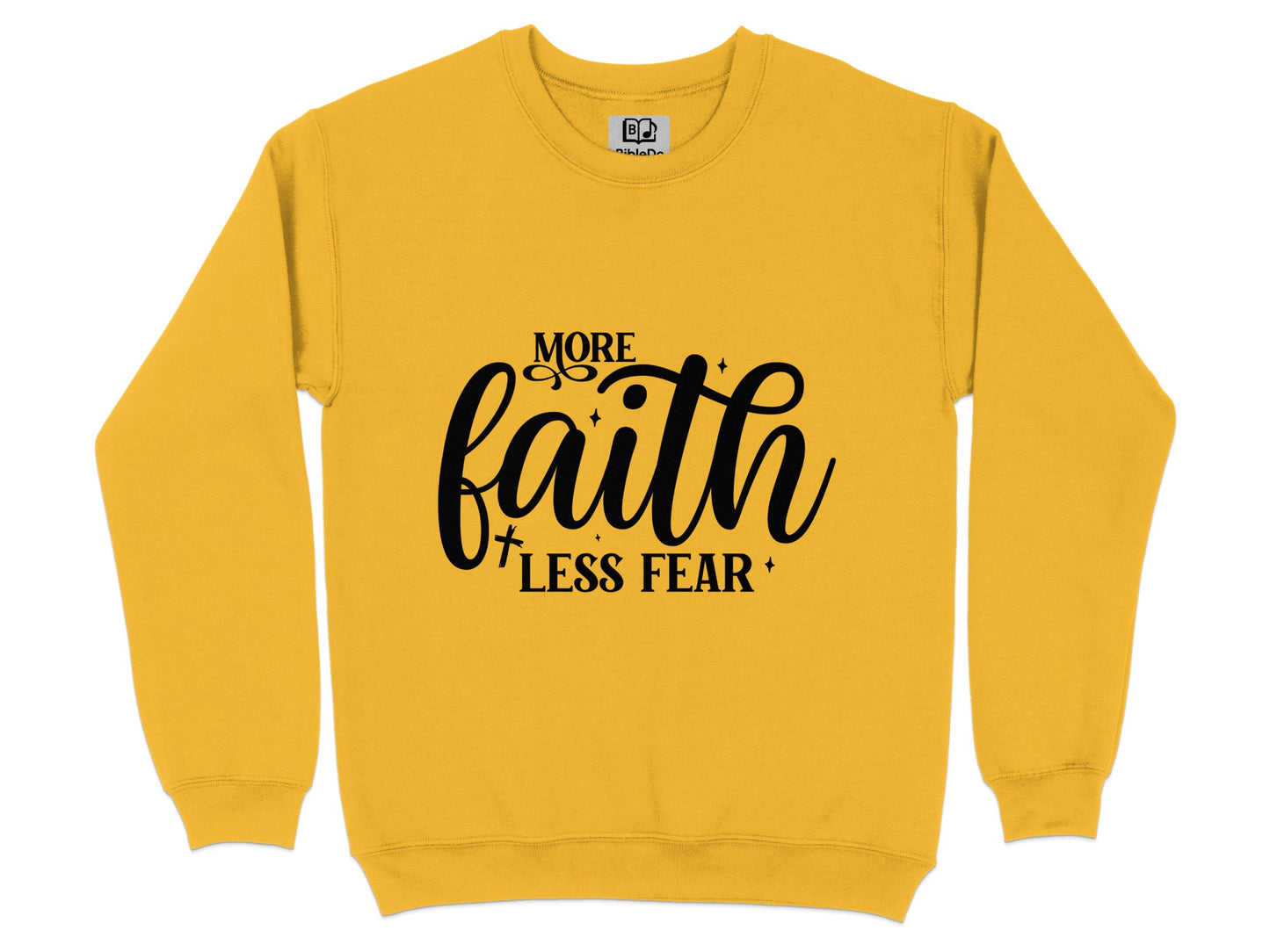More Faith Less Fear Inspirational Sweatshirt product type