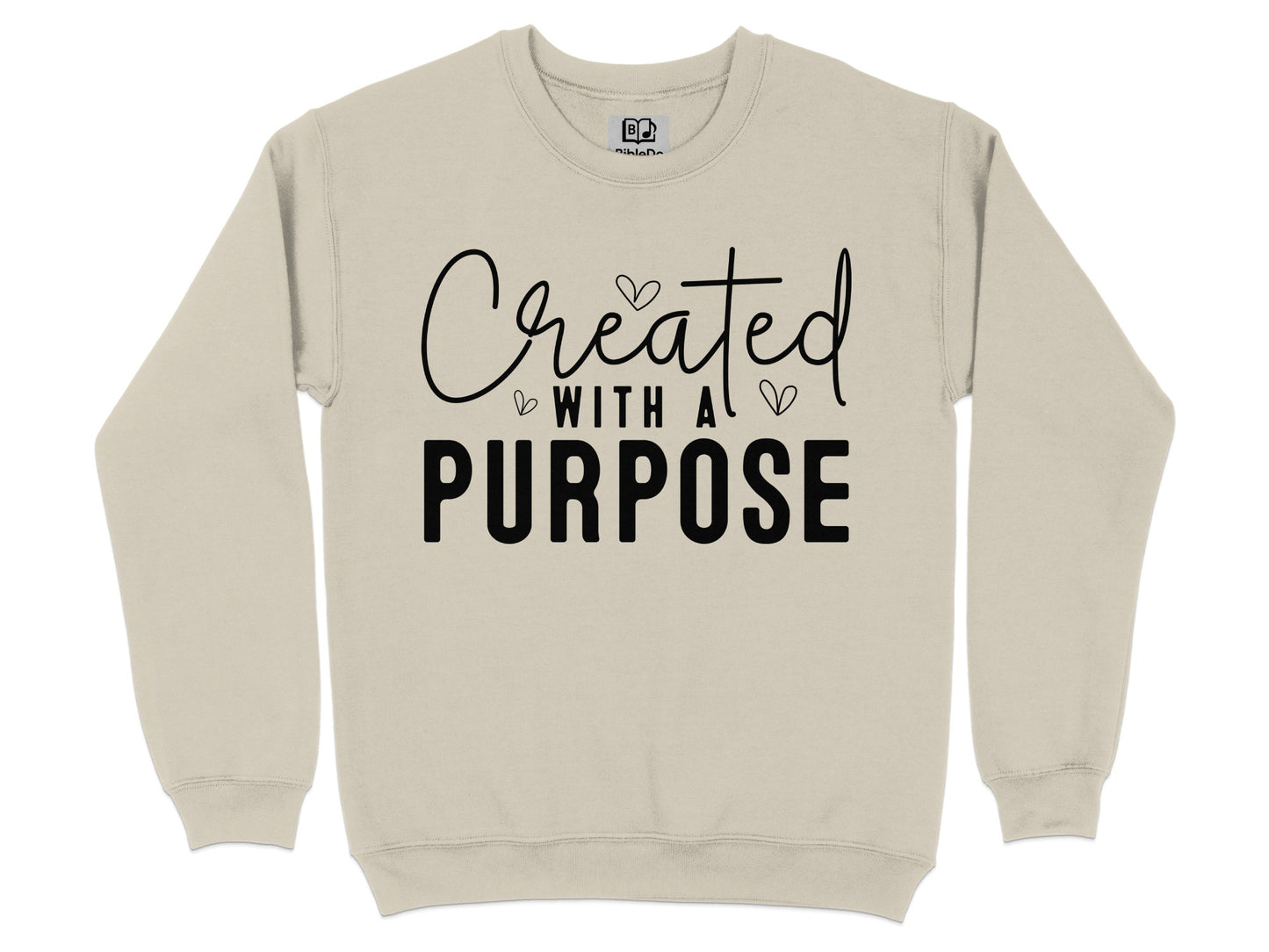 Created With A Purpose Motivational Sweater product type