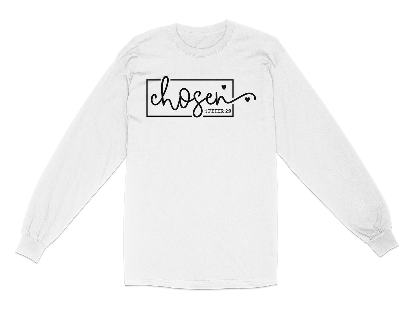 Chosen 1 Peter 2 Inspirational Long Sleeve Shirt product type
