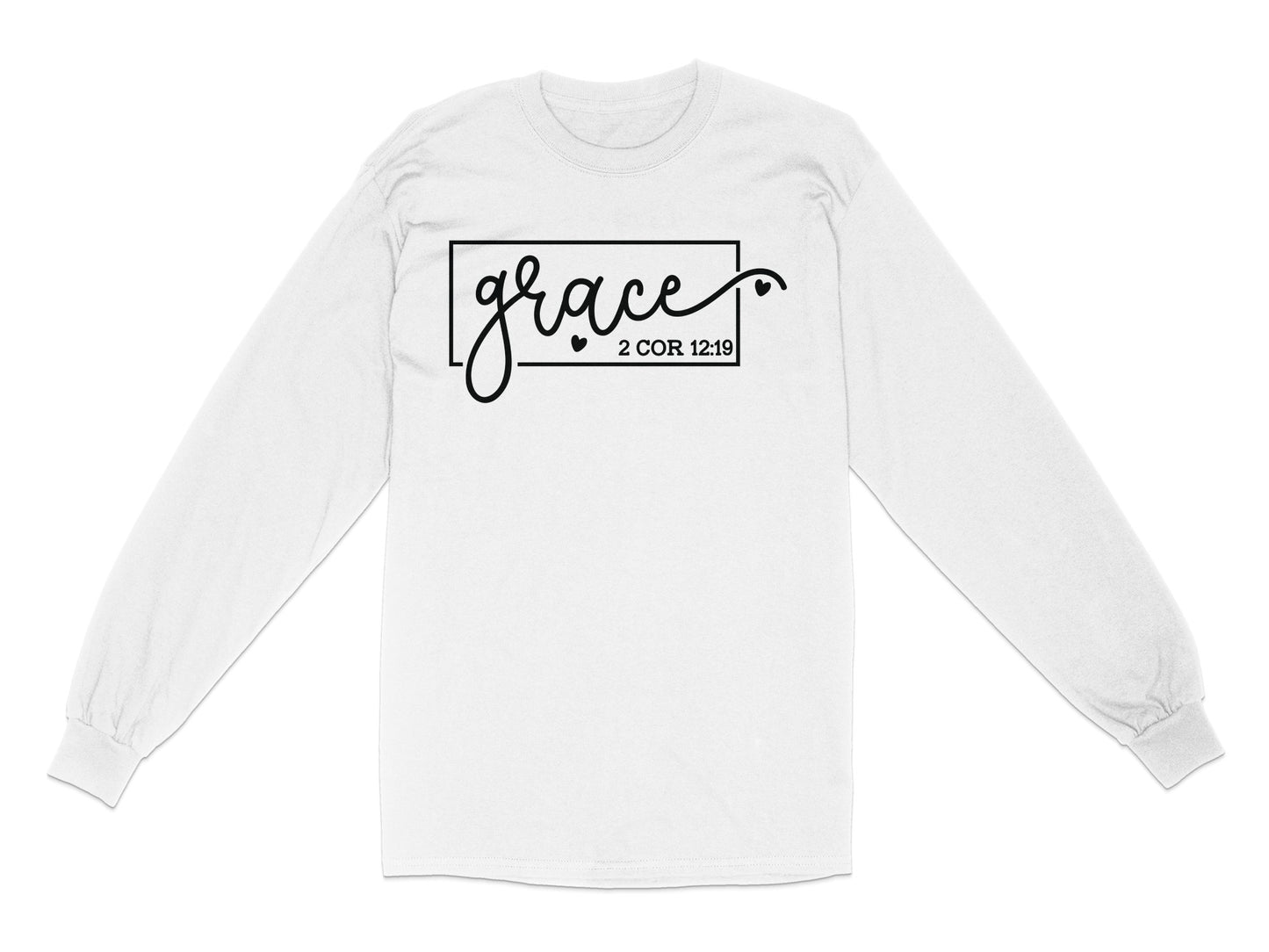 Grace 2 COR 12:19 Long Sleeve Shirt product type