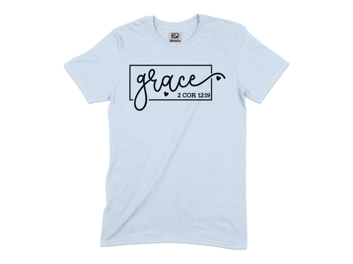 Inspirational Grace Design 2 Cor 12 19 Script Logo product type
