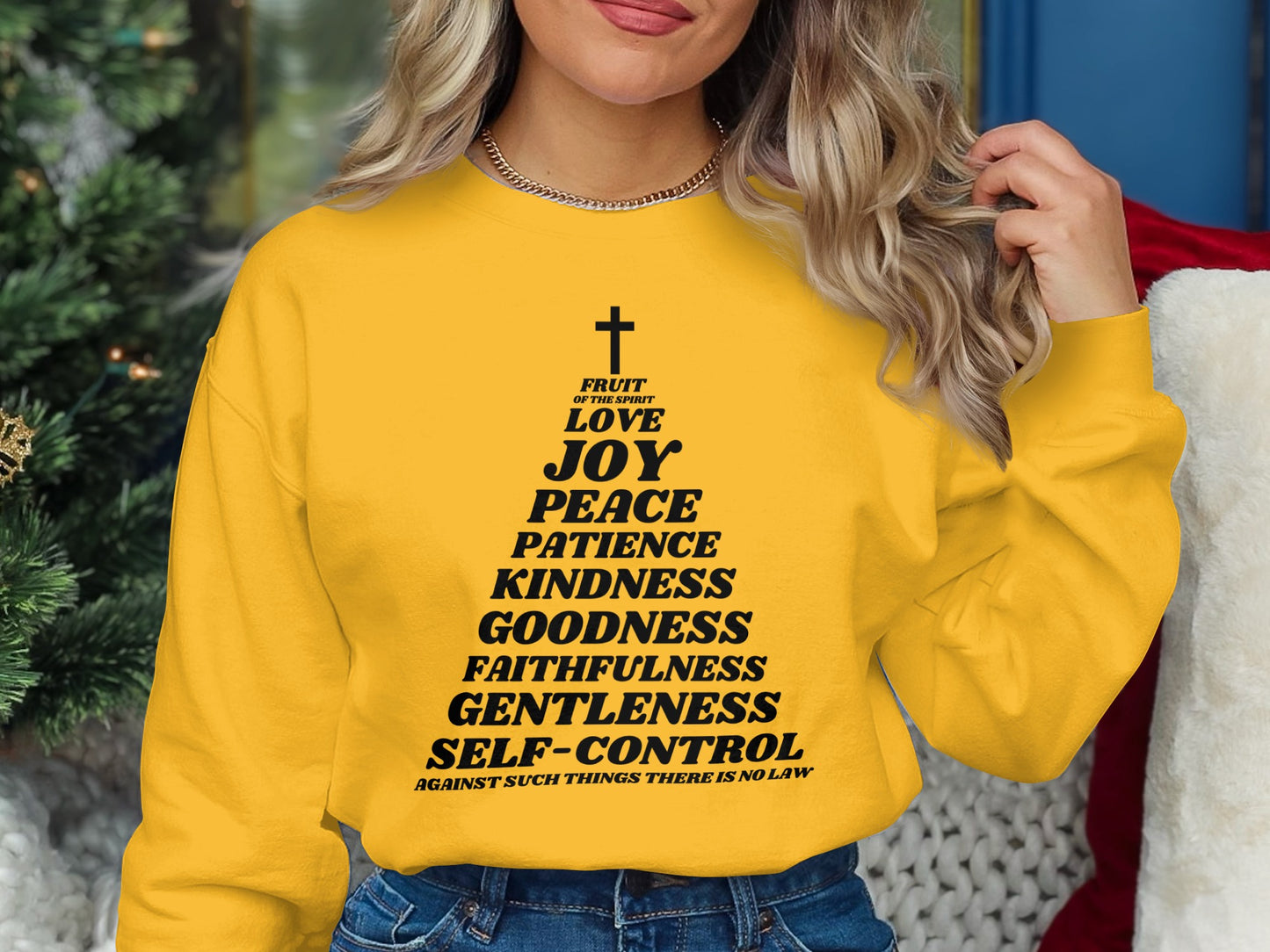 Inspirational Joy Peace Kindness Graphic Sweatshirt product