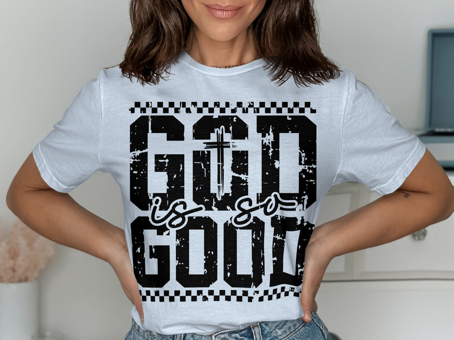 God Is So Good Graphic White T-shirt product