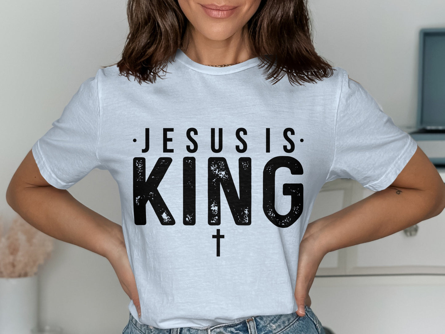 Jesus Is King Graphic Tee Shirt product
