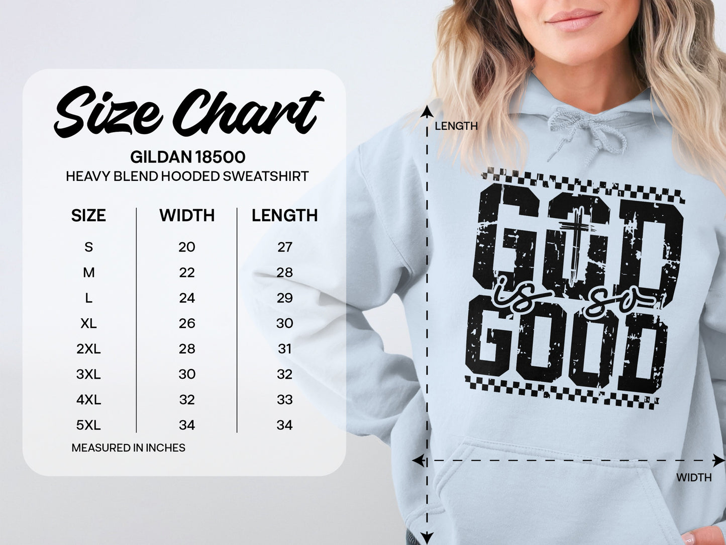 God Is So Good Graphic Hooded Sweatshirt product