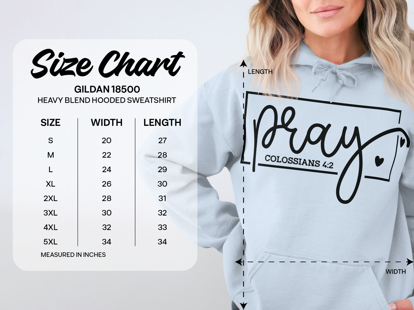 Pray Colossians 4:2 Hooded Sweatshirt product type