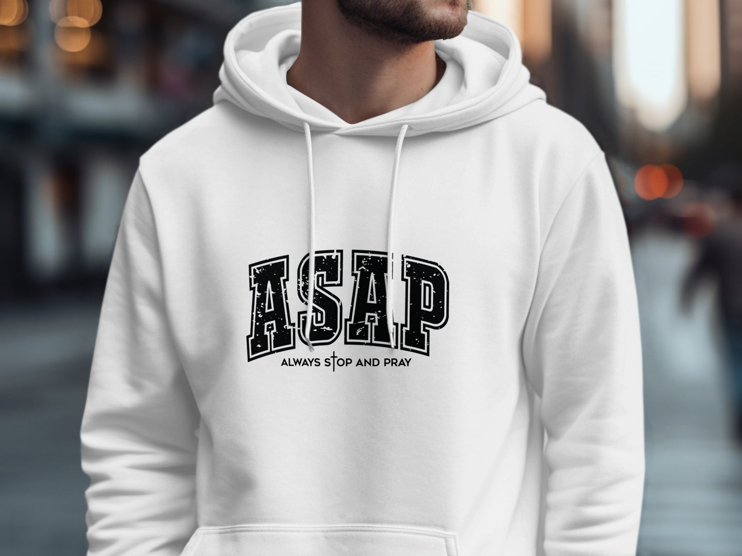 Always Stop And Pray (ASAP) design hoodie product