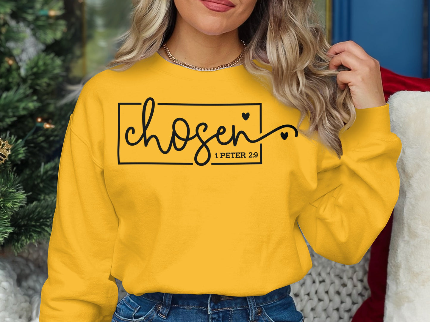 Chosen 1 Peter 2:9 Inspirational Sweatshirt product