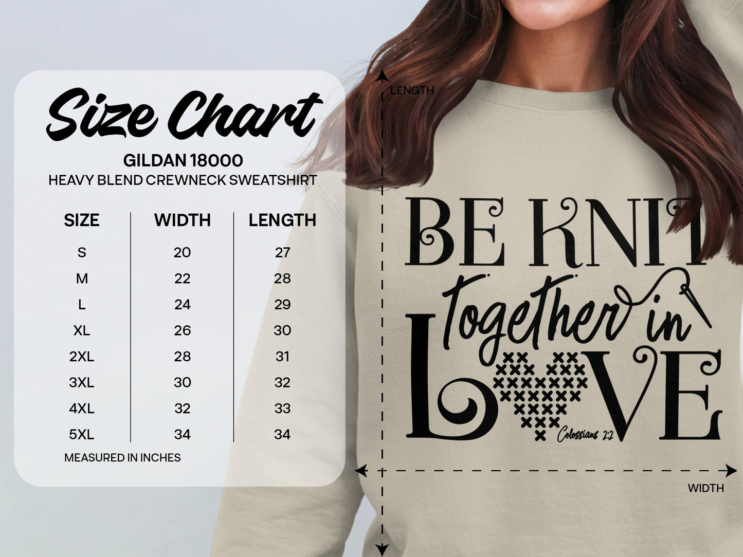 Be Knit Together In Love Sweatshirt