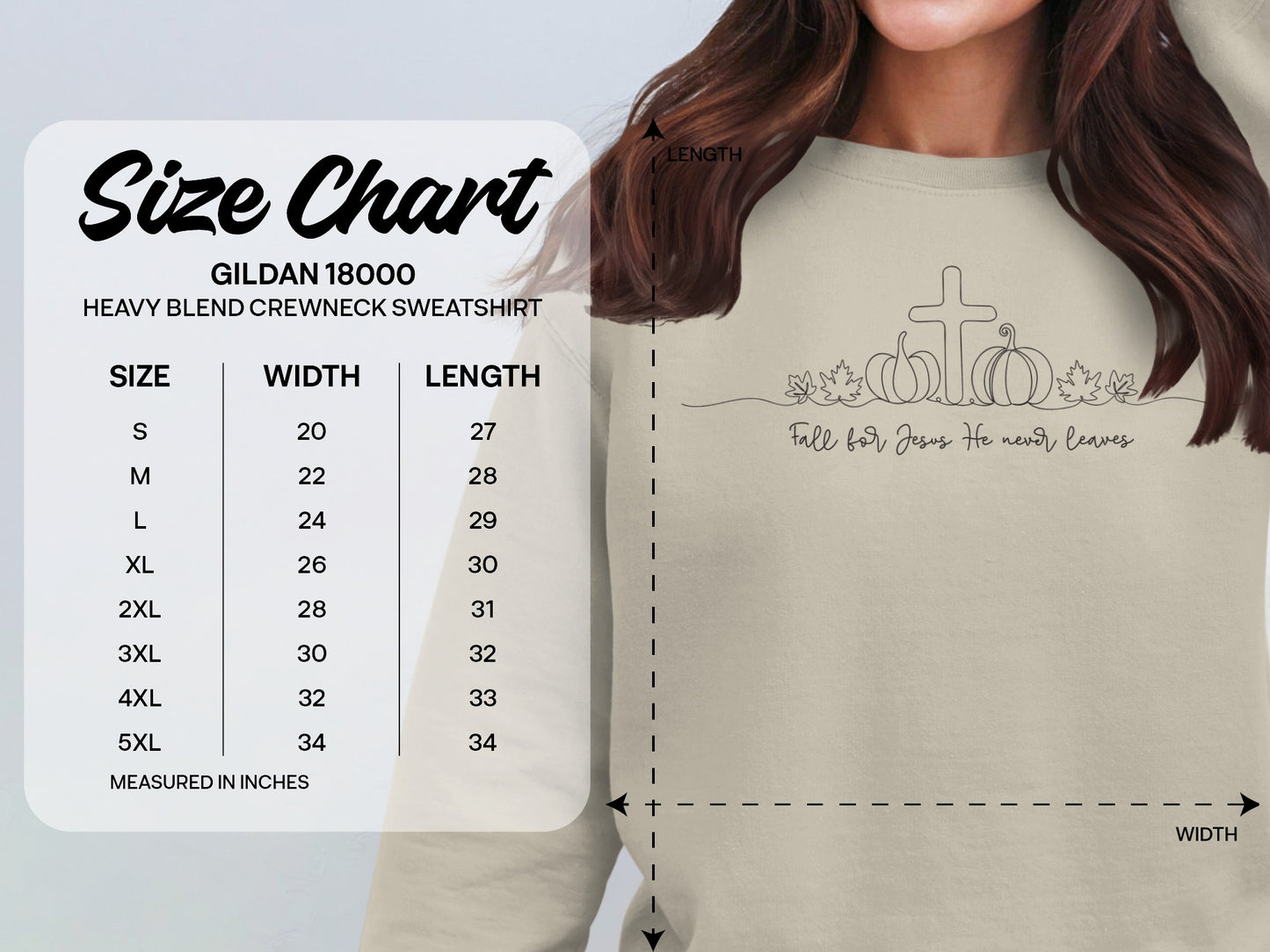 Faith Fall Joys The Lord Leaves Crewneck Sweatshirt